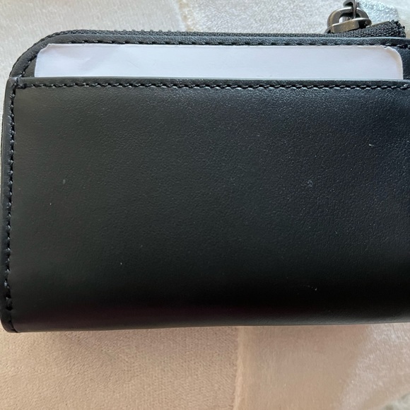 NWT Coach Leather zip key and card holder - Picture 3 of 7